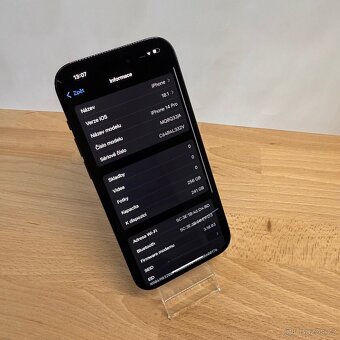 iPhone 14 Pro 256GB, černý (12 měsíců záruka) - 12