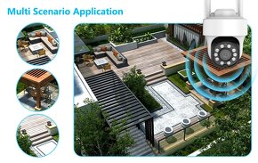 Kamera 5 Mpx, ONVIF, 2.4G 5G WiFi Smart Home IP, PTZ, Tuya - 12