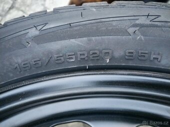 Renault scenic disky 5x114,3 s pneu 195/55/20 zima - 12