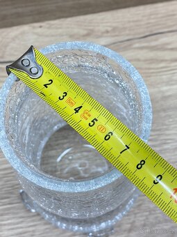 váza stará váza československé sklo retro váza - 12