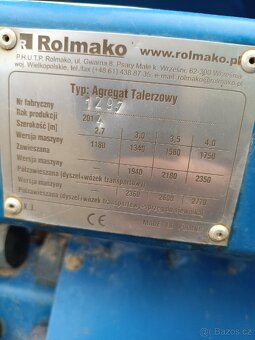 Diskový podmítáč Rolmako 3m - 12