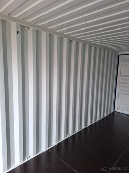 Modrý lodní kontejner 20' se 3 dveřmi – flexibilní. - 12