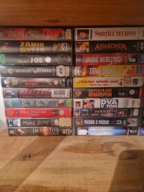 Originál VHS kazety - větší množství cca 200ks - 12