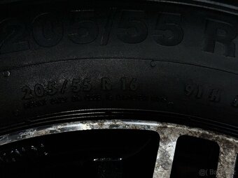 ALU kola MSW 16" 7J ET48 + zimní pneu 205/55/R16 - 12