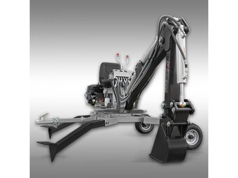 Minibagr Jansen MB-360°  benzínový kráčející bagr - 12