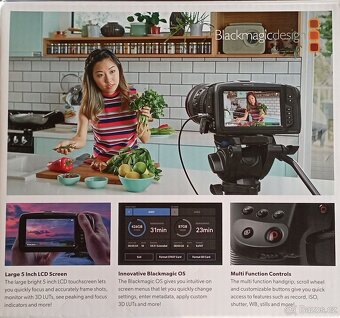 Prodám Blackmagic Pocket Cinema Camera 6K - 12