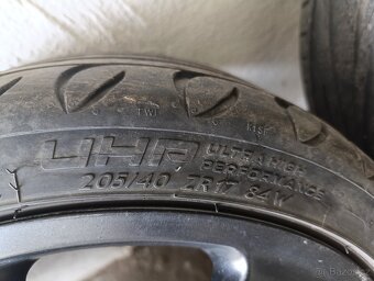 origo alu kola Audi TT 5x100 s pneu 205/40 r17 - 12