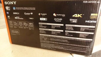 Sony FDR-AX100E,  Full HD, 4K - 12