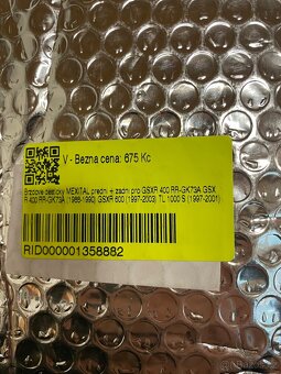 Moto díly/příslušenství destičky - 12