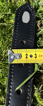 Kožený psí obojek bez připojení na vodítko, náhrdelník MIX - 12