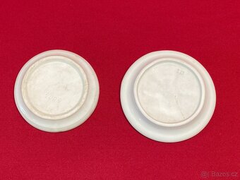 pivní půllitr starý porcelánový podtácek pod pivo láhev - 12