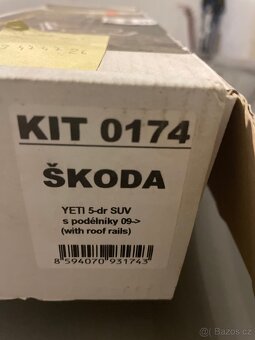 Skoda Yeti -střešní nosič kol, universální nosiče - 12