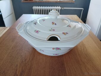 ART DECO PORCELÁNOVÁ TERINA HÁZENKA VD FRANCE - 12