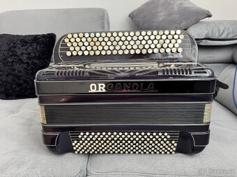 Akordeon Harmonika Organola 4 hlas,178 basu, B-griff - 12