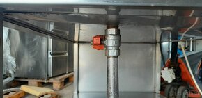 Nerezová vodní lázeň-výdejní vana, kolečka, 3xGN - 12