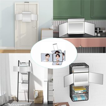 5stranné zrcadlo-dobijecí LED světlo - 12