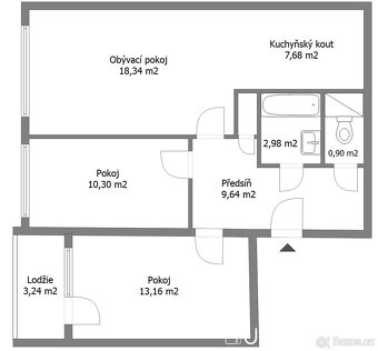 Prodej byty 3+kk, 65 m2 - Praha - Petrovice, ev.č. Rezlerova - 12