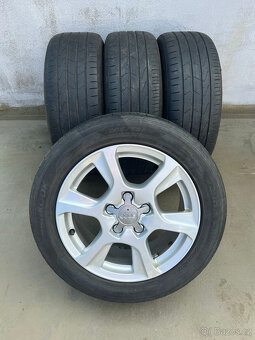205/55R16 letní pneu alu kola AUDI-ŠKODA-VW 7x16 5x112 ET46 - 12