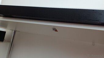 Moderní Bílý stůl s 3mi elegantními šuplíky - 12