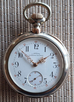 krásné kapesní hodinky ASSMANN GLASHÜTTE, originální, stříbr - 12