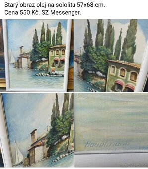 Obrazy. Ceny a rozměry viz fota. - 12