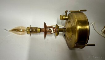 Stará krásná lampa MEVA předělaná na elektro TOP KOUSEK - 12
