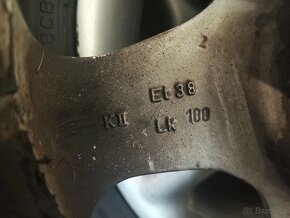 ALU disky 6Jx14H2 Et 38 + pneu 185/60 R14 - 12