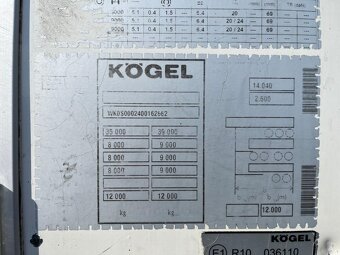 Kögel S24-4 SAF THERMO KING SLXe 300 - 12