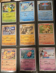 Pokemon karty reverse holo 151,OBF, PAF, TEF - 12