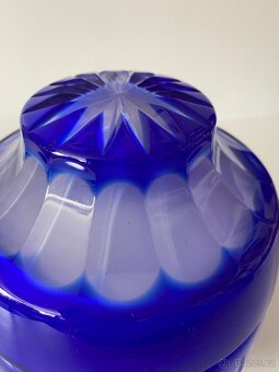 dóza skleněná dóza přejímaný křišťál urna sklo - 12