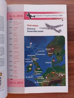 Kniha EVROPSKÉ OSTROVY Z NEBE autor pilot Jiří Průša - 12