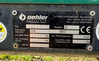 Traktorový vlek OEHLER EDK 60 S - 12