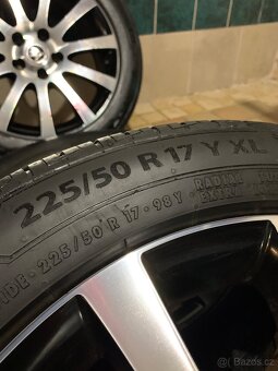 Alu kola Škoda R17 5X112 LETNÍ PNEU 225/50 R17 ANNAPURNA - 12