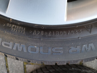 ALU 7x17 ET45 zimni pneu Nokian 225/50 R17 - 12