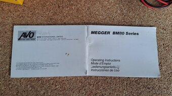 Digitální měřič izolačních odporů MEGGER BM 80/A (AVO) - 12