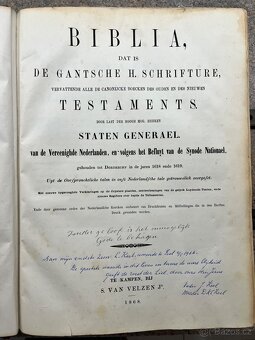 Starožitná obrovská Bible - 12
