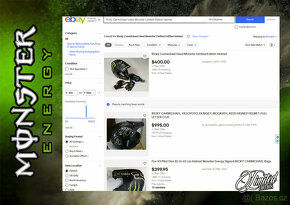 Fox V3 Ricky Carmichael Monster Pro Matte 12 Helmet (vel. L) - 12