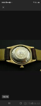 Rolex BUBBLEBACK Oyster Perpetual v 9k zlatě pěkné - 12