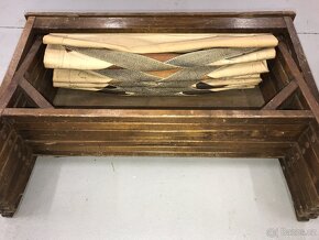 prodám starožitné rozkládací lehátko Cabinetta - 12