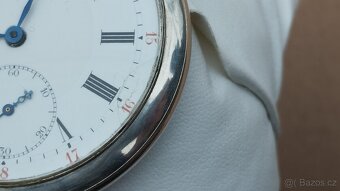 Krásné starožitné stříbrné hodinky IWC Schaffhausen, medaile - 12