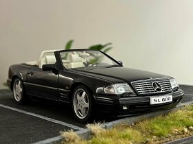 1:18 Mercedes-Benz SL600 (1997) Black - AUTOart Millennium - 12