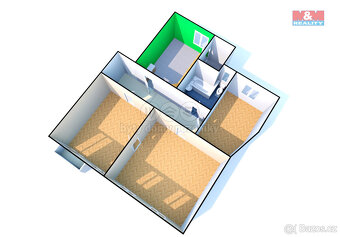 Prodej bytu 3+1, 120 m², Děčín, ul. Jungmannova - 12
