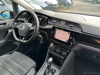 VW Touran 2.0 TDI 85kW DSG Webasto Int.dětské sedačky - 12