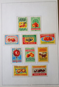 Zápalkové nálepky Slovensko 1959 - 1960 - 12