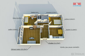 Prodej bytu 3+1, 80 m², Úlice - 12