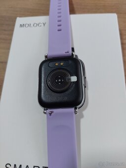 Chytré hodinky Molocy P32D – 1,69" HD, IP68 v CZ - fialové - 12