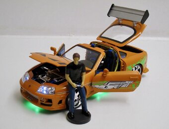 Model 1:18 Toyota Supra Brian's 1995 Movie Fast 2001 - 12