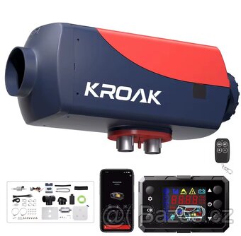 Nezávislé naftové topení 5-8kW 12/24 V, Bluetooth - 12