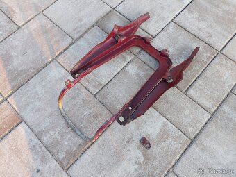 Jawa CZ 175 kyvacka - podsedlovy plech s madlem - 12