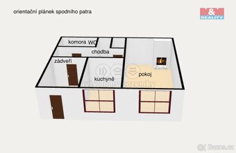 Pronájem bytu v rodinném domě, 68 m², Čermná nad Orlicí - 12
